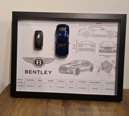 cadre clé bentley