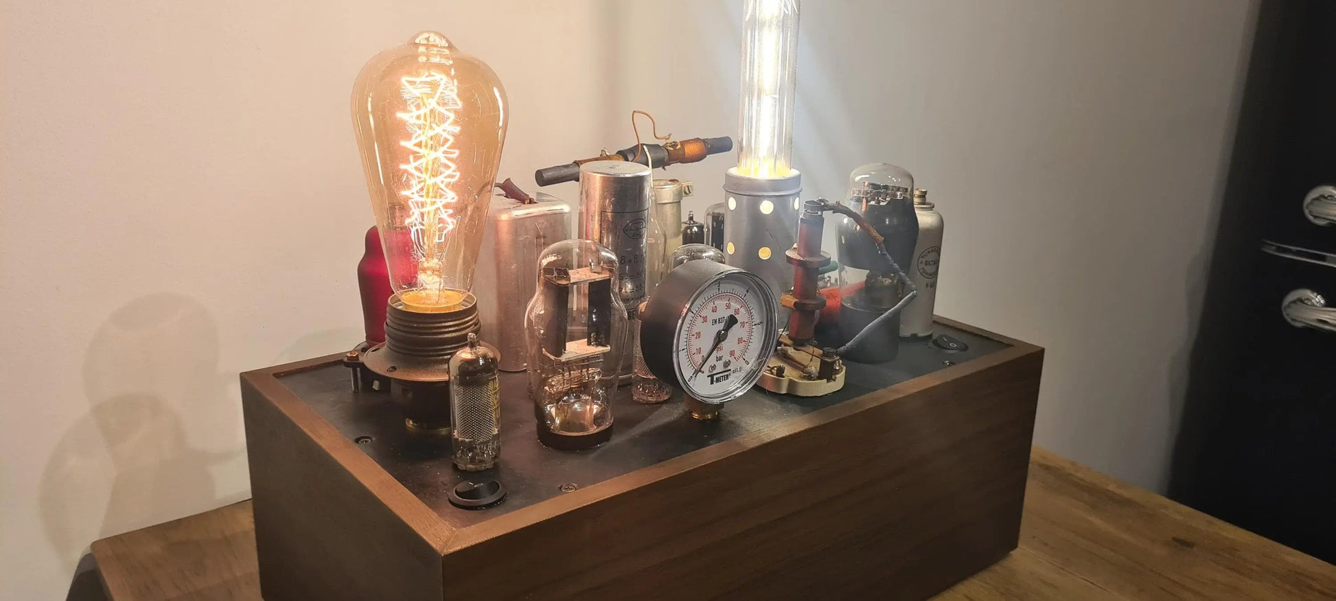 lampe industrielle steampunk enceintes Bluetooth Etsy