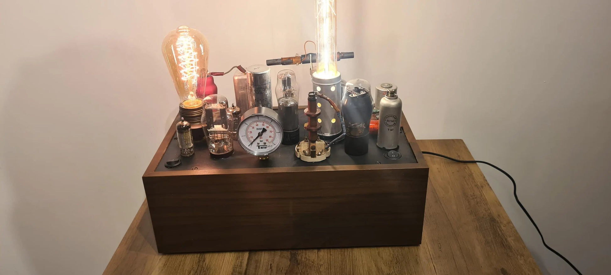 lampe industrielle steampunk enceintes Bluetooth Etsy