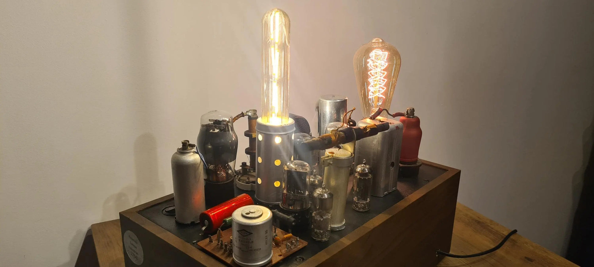 lampe industrielle steampunk enceintes Bluetooth Etsy