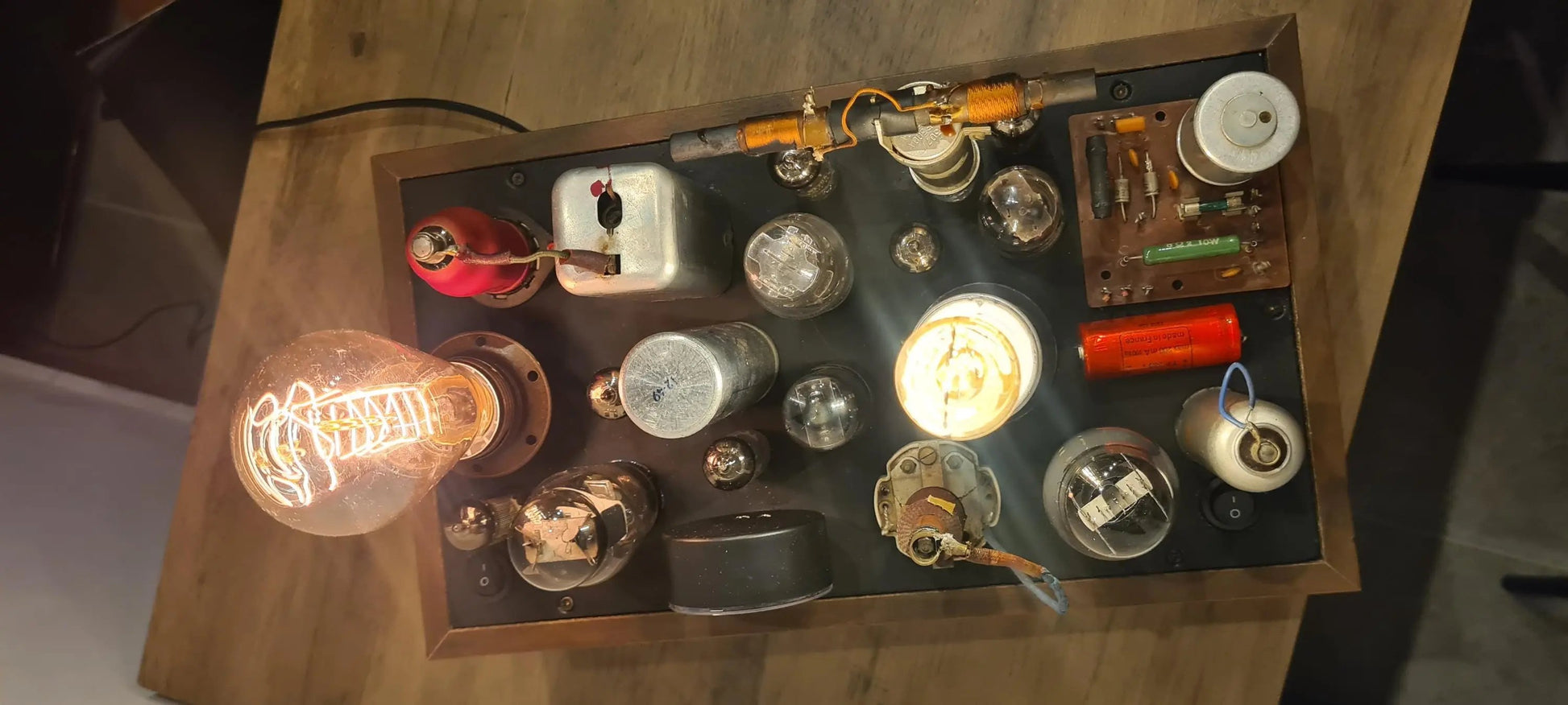 lampe industrielle steampunk enceintes Bluetooth Etsy