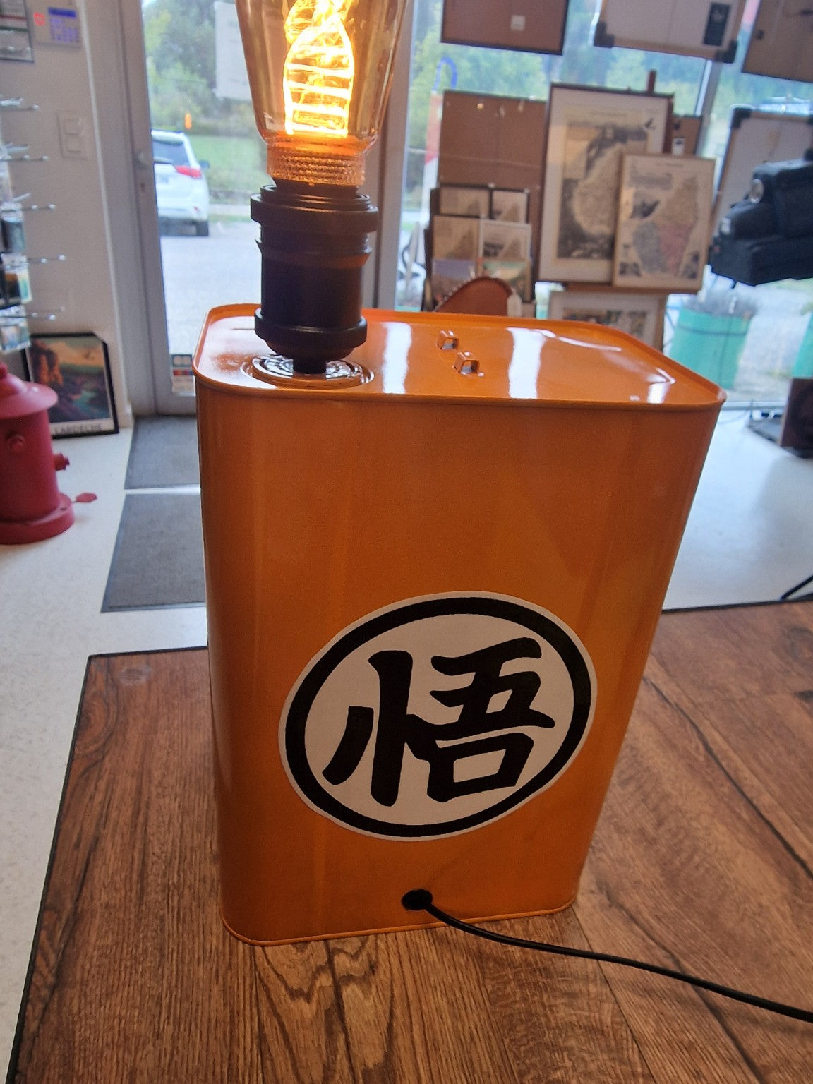 Lampe Dragon Ball Z Piccolo - bidon métallique 10 litres recyclé - photo 10