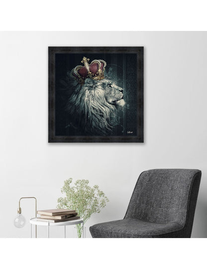 Cadre  CADRAVEN “Lion Couronne” – Sylvain Binet | Edition d’Art Premium