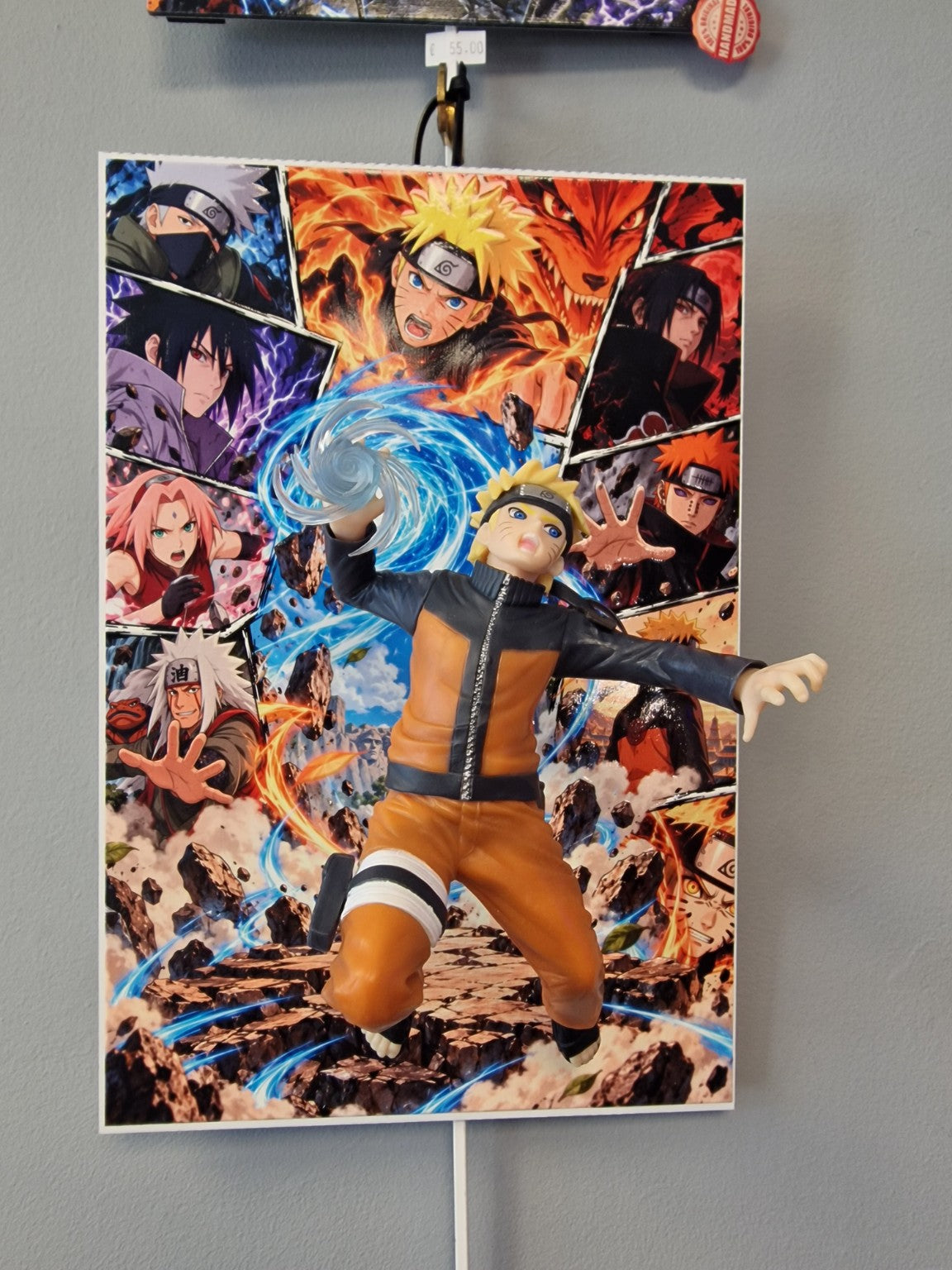 Tableau Naruto figurine Rasengan 20x30 cm - photo 5