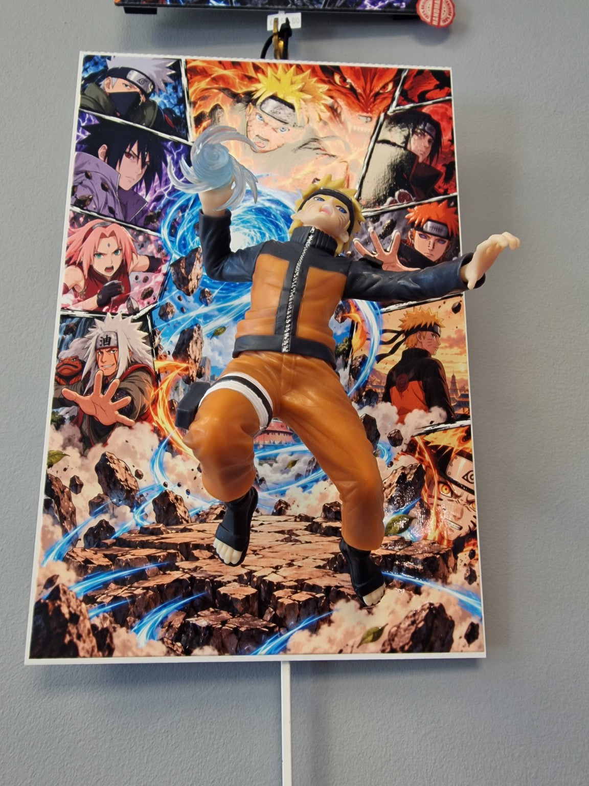 Tableau Naruto figurine Rasengan 20x30 cm - photo 6
