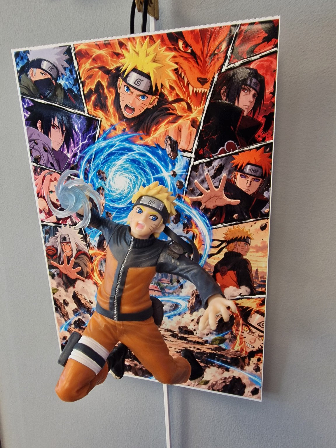 Tableau Naruto figurine Rasengan 20x30 cm - photo 7