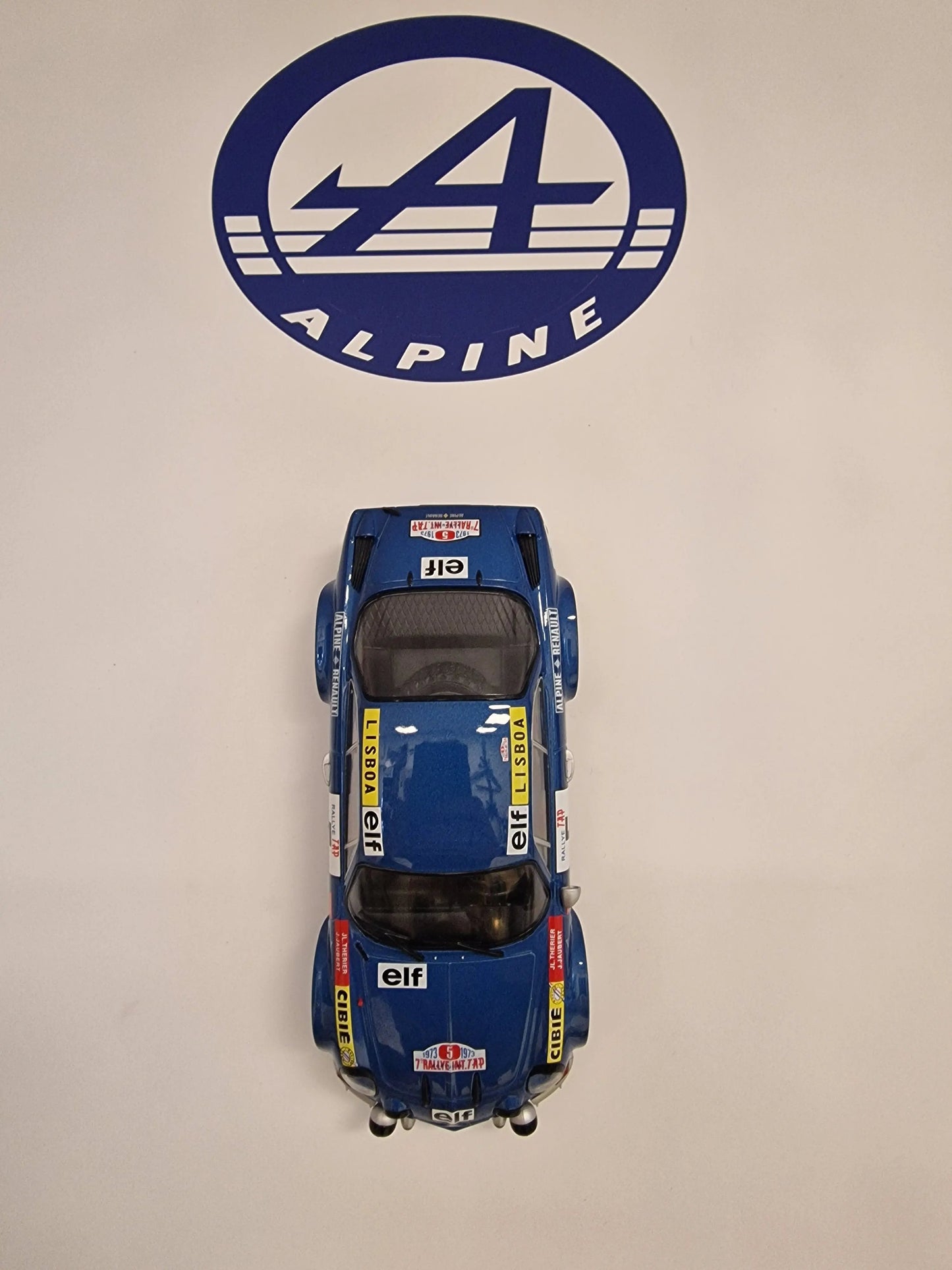 plaque metal murale ALPINE A110 Vintagedison