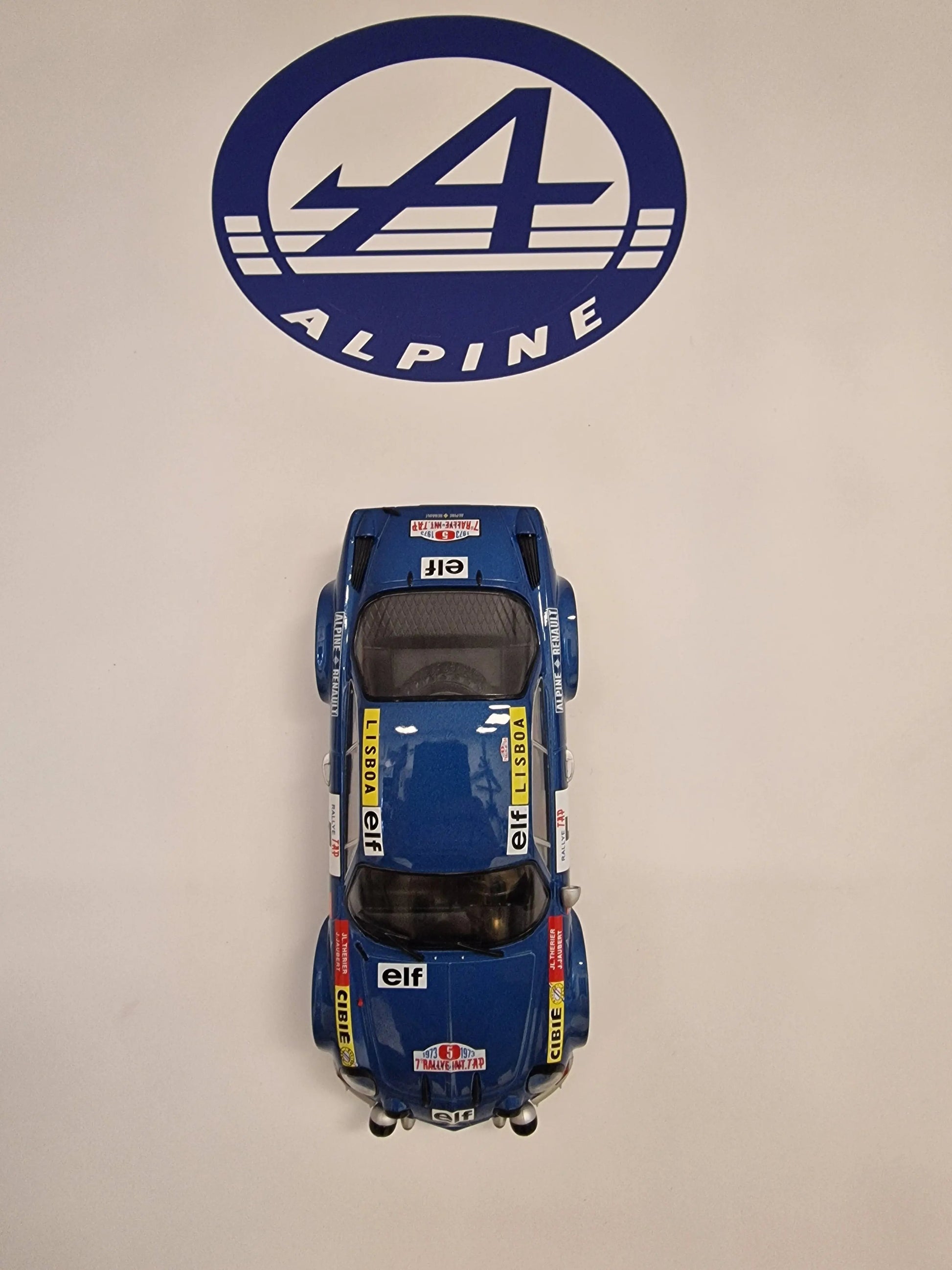 plaque metal murale ALPINE A110 Vintagedison