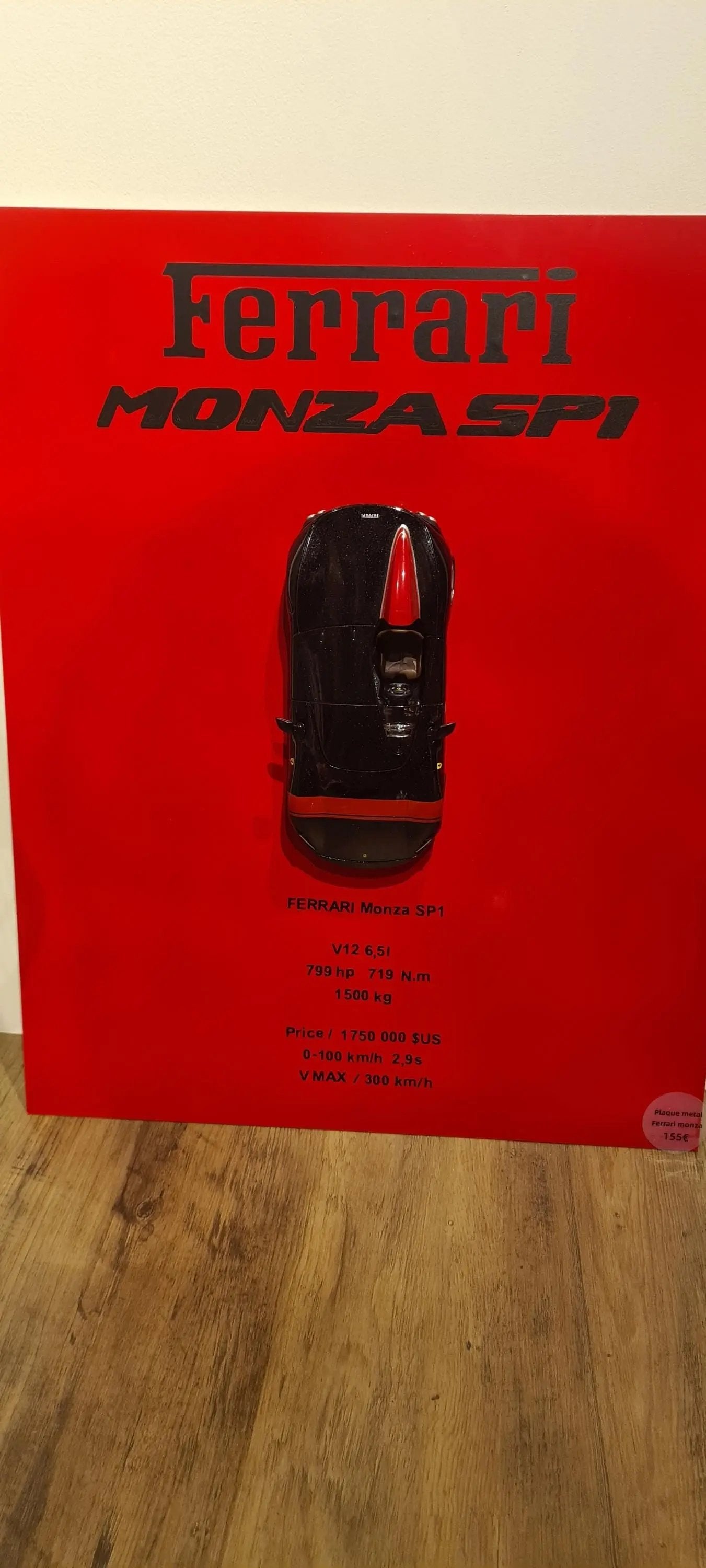 plaque metal murale Mercedes 300 sl Etsy