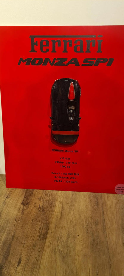 plaque metal murale Mercedes 300 sl Etsy