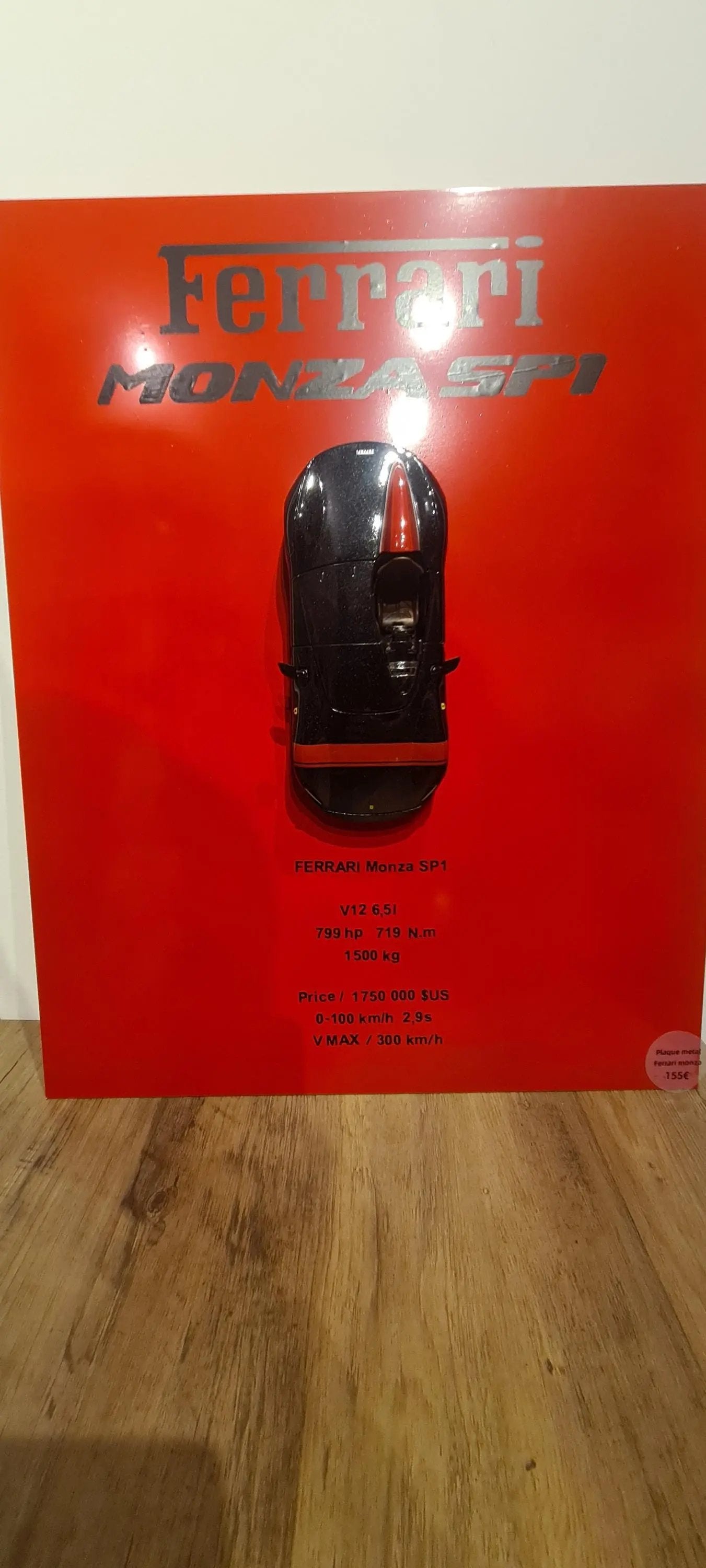 plaque metal murale Mercedes 300 sl Etsy