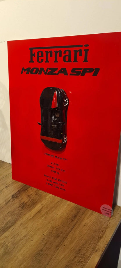 plaque metal murale Mercedes 300 sl Etsy