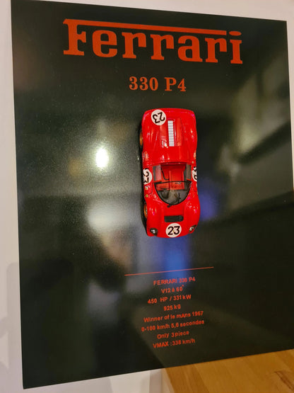 plaque metal murale ferrari 330 p4 Etsy