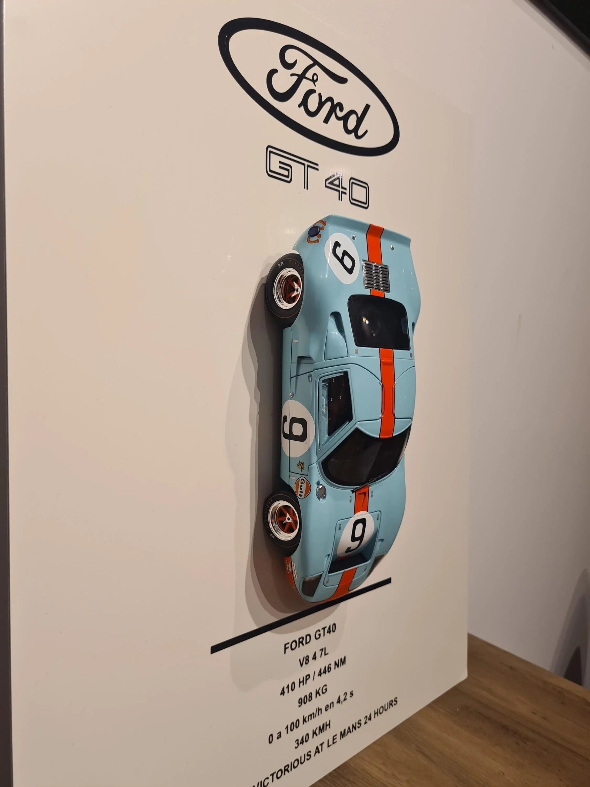 plaque metal murale ford gt40 (Copie) Etsy