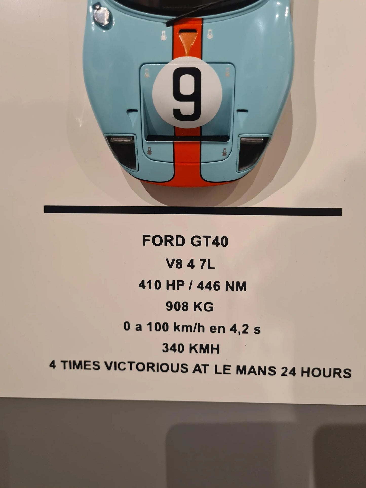 plaque metal murale ford gt40 (Copie) Etsy