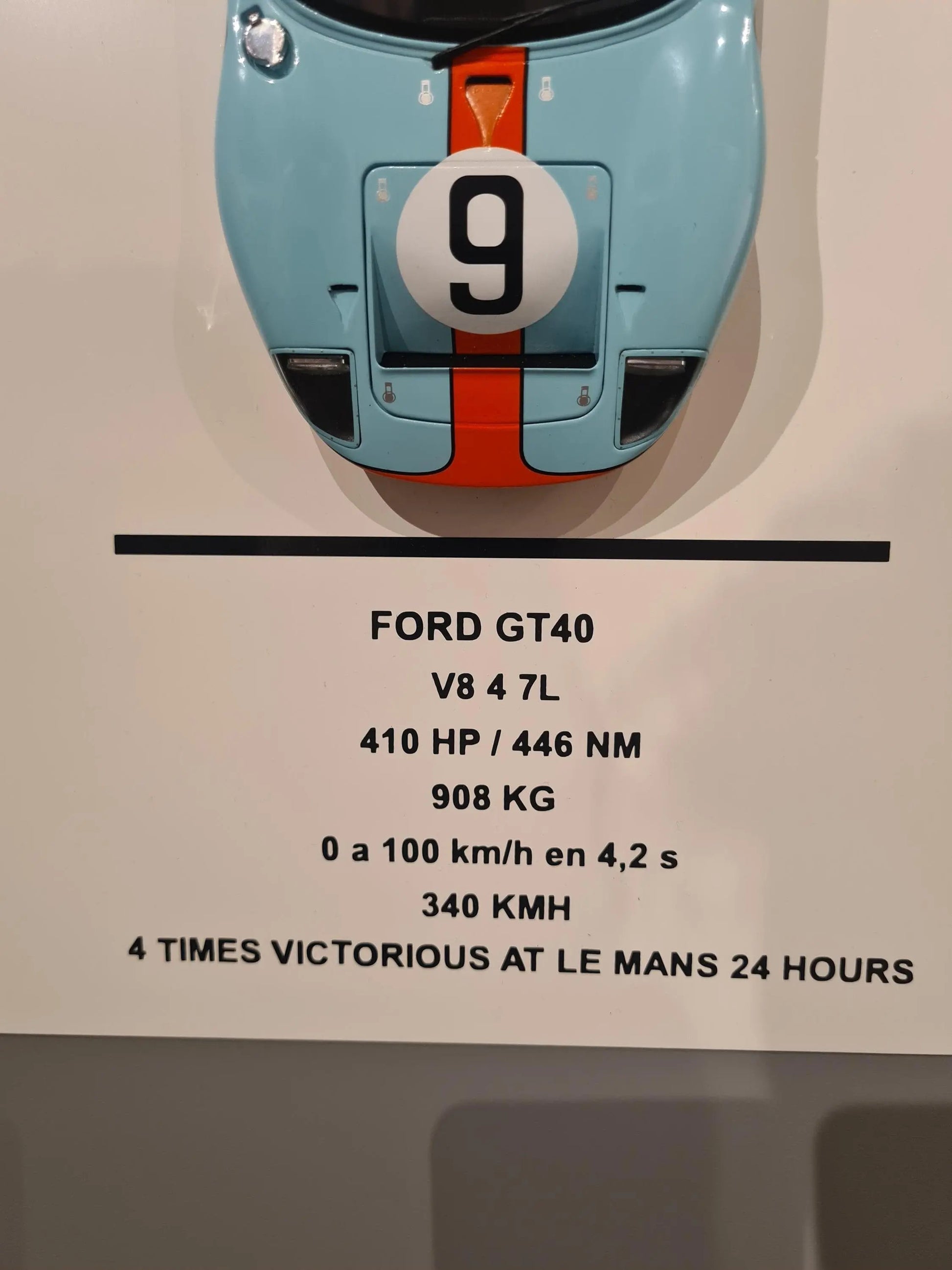 plaque metal murale ford gt40 (Copie) Etsy