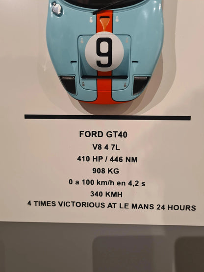plaque metal murale ford gt40 (Copie) Etsy
