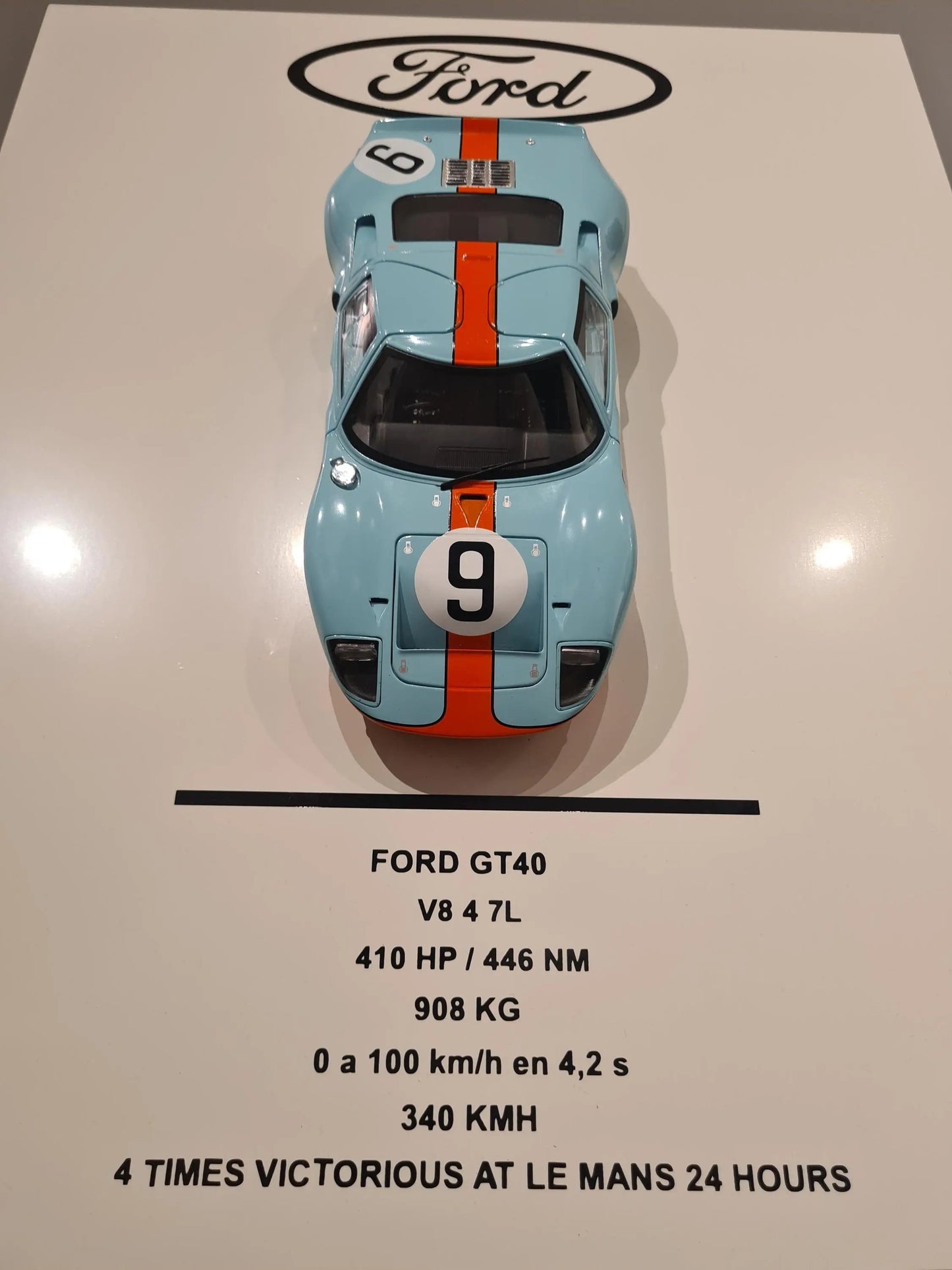 plaque metal murale ford gt40 (Copie) Etsy