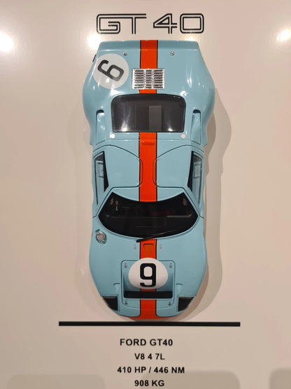 plaque metal murale ford gt40 (Copie) Etsy