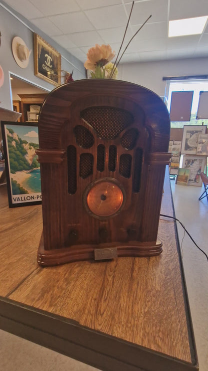 Radio vintage Spirit of St. Louis années 1990 – Enceinte Bluetooth 5.3 – Auxiliaire – Création VINTAGEDISON