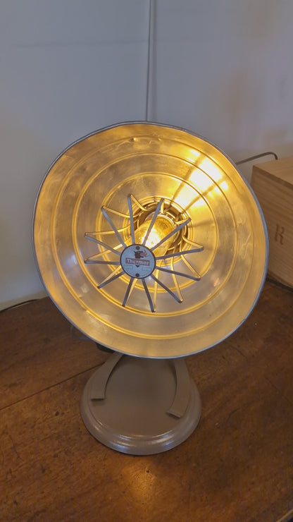 💡 Lampe Design Unique – Radiateur THERMOR Vintage Recyclé (41 x 27 cm)