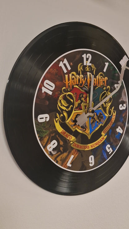 Horloge Vinyle harry potter – Une Horloge Vintage Unique pour les Fans de harry potter