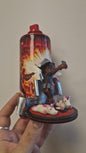 Bombe de peinture custom marvel – Figurine pop deadpool pop licorne culture artisanale
