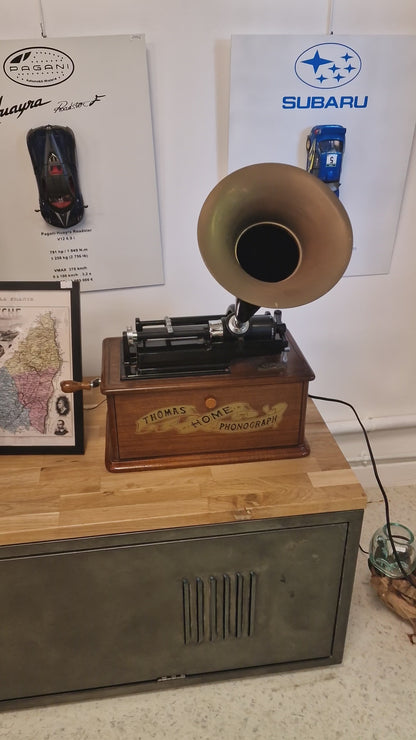 Enceinte Bluetooth ancienne radio Spirit of St. Louis – Style Phonographe Vintage | Fabriquée en Ardèche