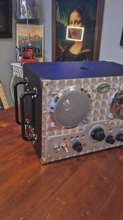 Enceinte Bluetooth 5.0 Vintage Dans Ancienne Radio Spirit Of St Louis