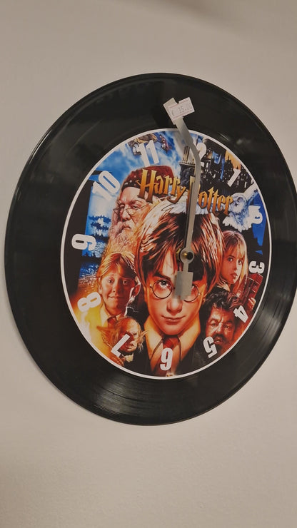 Horloge Vinyle harry potter – Une Horloge Vintage Unique pour les Fans de harry potter