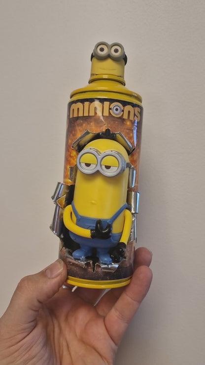 Bombe de peinture custom minions– Figurine des minions 3 pop culture artisanale