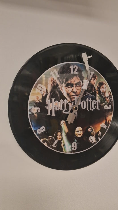Horloge Vinyle harry potter – Une Horloge Vintage Unique pour les Fans de harry potter