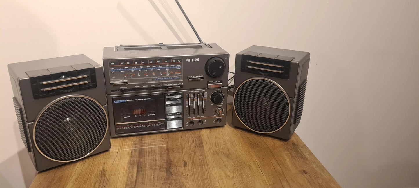 radio cassette boombox Bluetooth avec batterie Etsy
