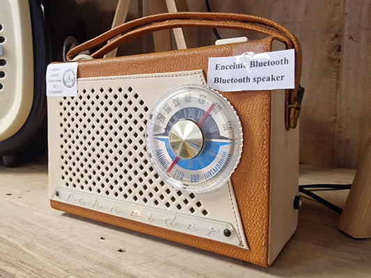 ENCEINTE BLUETOOTH vintage schneider Vintagedison