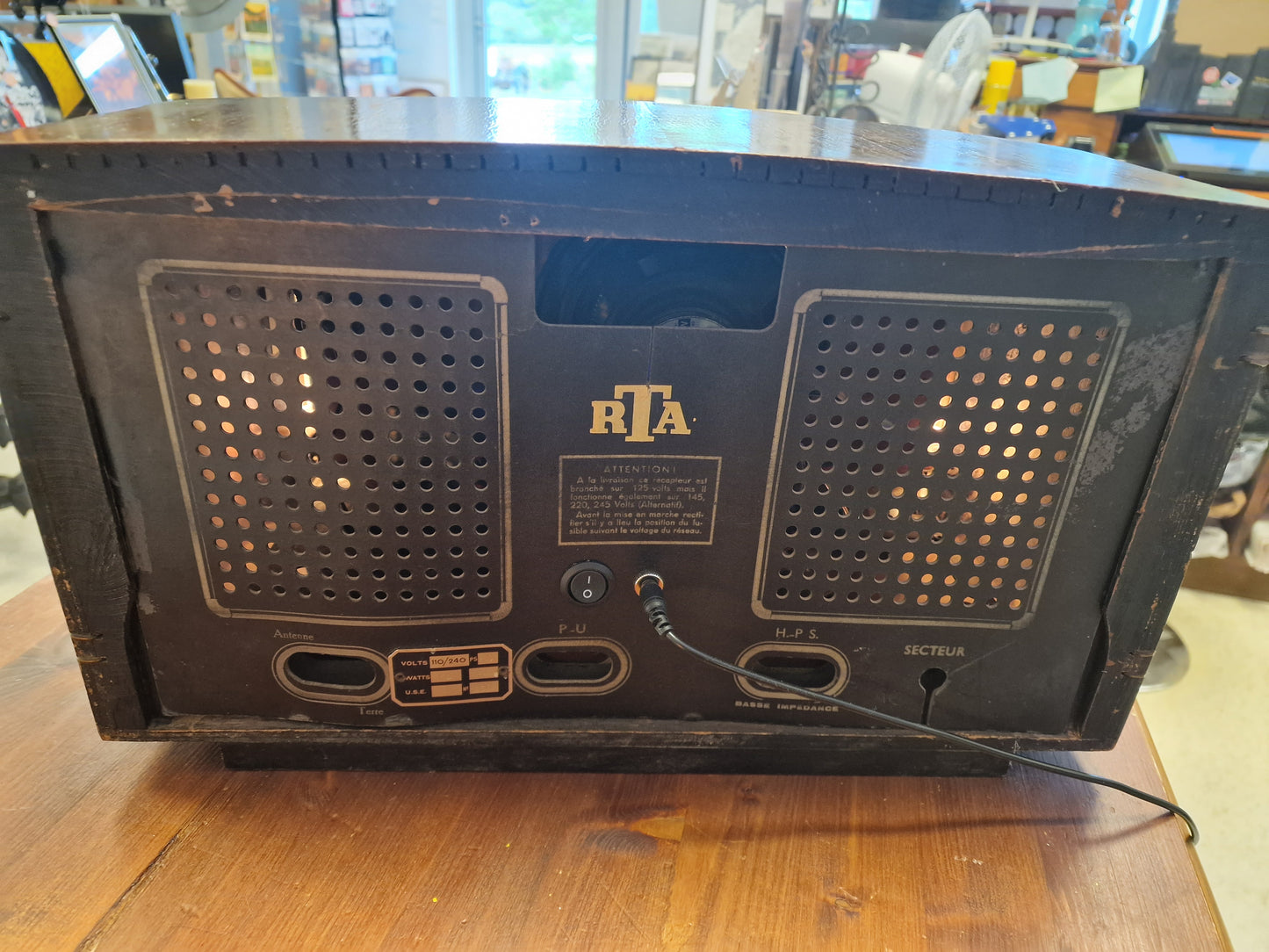 enceinte bluetooth  ancienne radio rta
