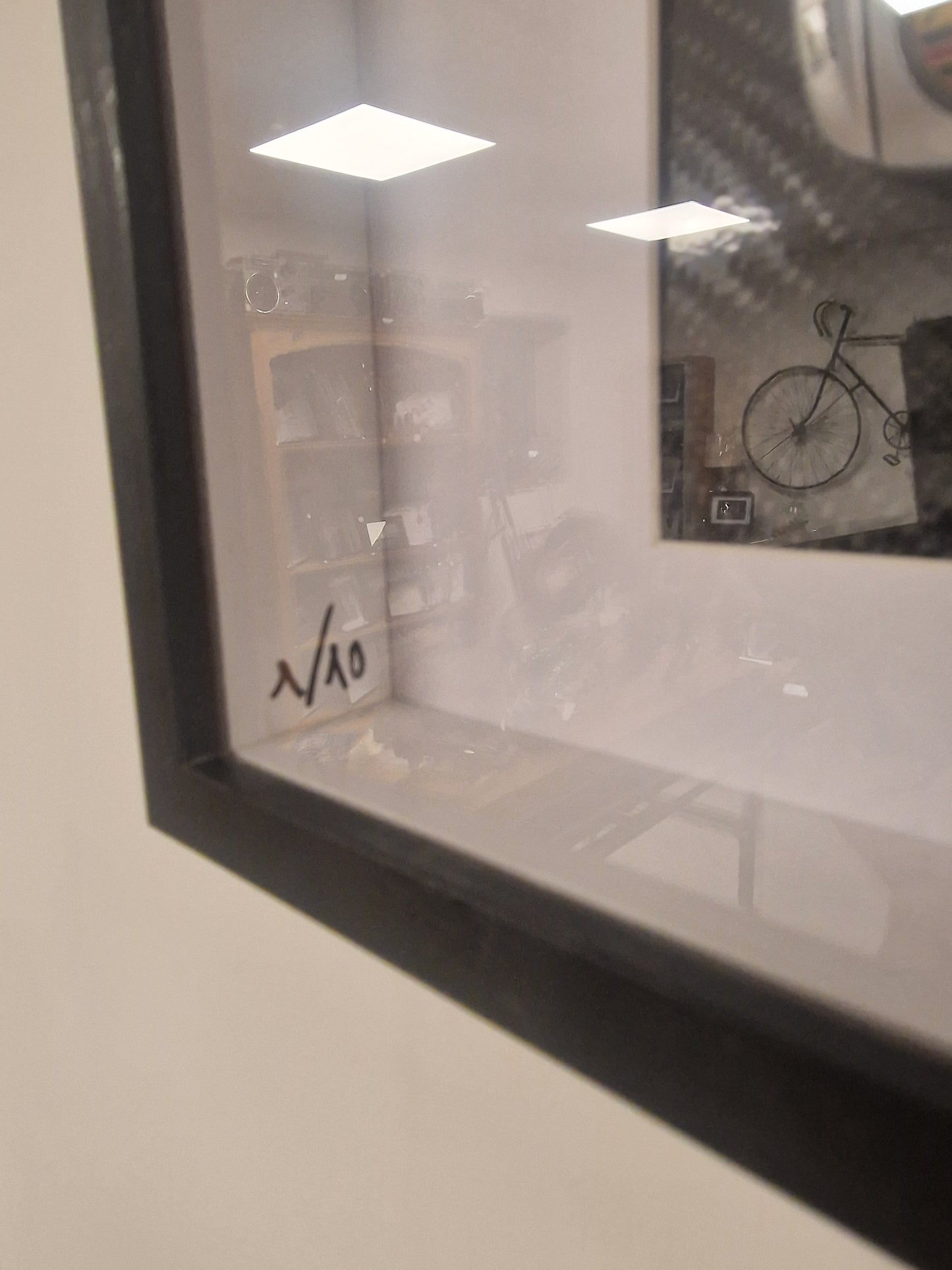 Cadre A4 – Clé Porsche Supercar Design Martini – Édition Limitée (10 exemplaires)