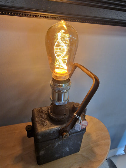 Lampe industrielle sncf vintage-- "Wonder"  – Création artisanale unique
