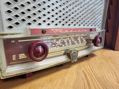 Enceinte Bluetooth Vintage Radiola – Rétro-Éclairée & Rechargeable .ancienne radio