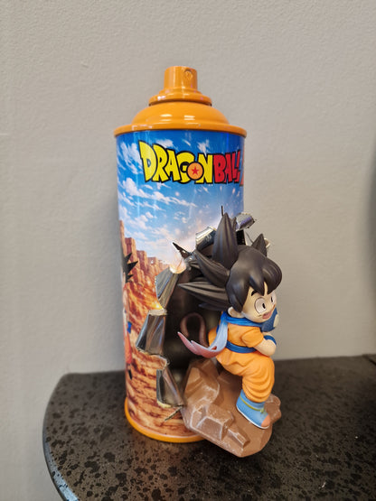 Bombe de peinture custom dragon ball z – Figurine little sangoku 2 pop culture artisanale