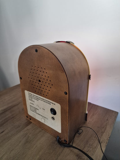 Mini Jukebox Vintage Bluetooth avec Batterie Rechargeable – Enceinte Bluetooth Rétro Lumineuse – Radio d'Origine Fonctionnelle – Pièce Unique