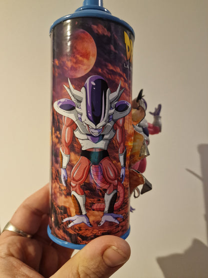 Bombe de peinture custom dragon ball z – Figurine freezer pop culture artisanale