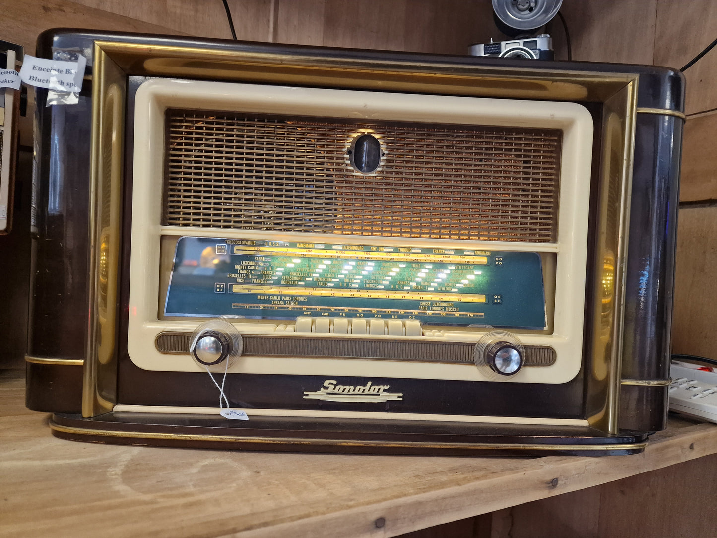 Radio Sonolor Vintage Convertie en Enceinte Bluetooth – Haut-parleur JVC – Pièce Unique Rétro Années 50/60