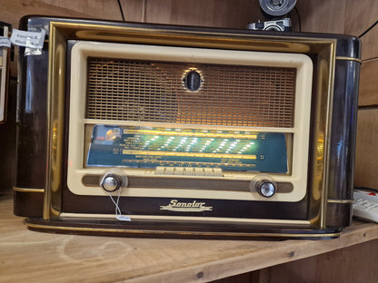Radio Sonolor Vintage Convertie en Enceinte Bluetooth – Haut-parleur JVC – Pièce Unique Rétro Années 50/60