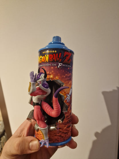 Bombe de peinture custom dragon ball z – Figurine freezer pop culture artisanale