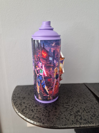 Bombe de peinture custom  – Figurine  rumi Kpop demon hunter pop culture artisanale