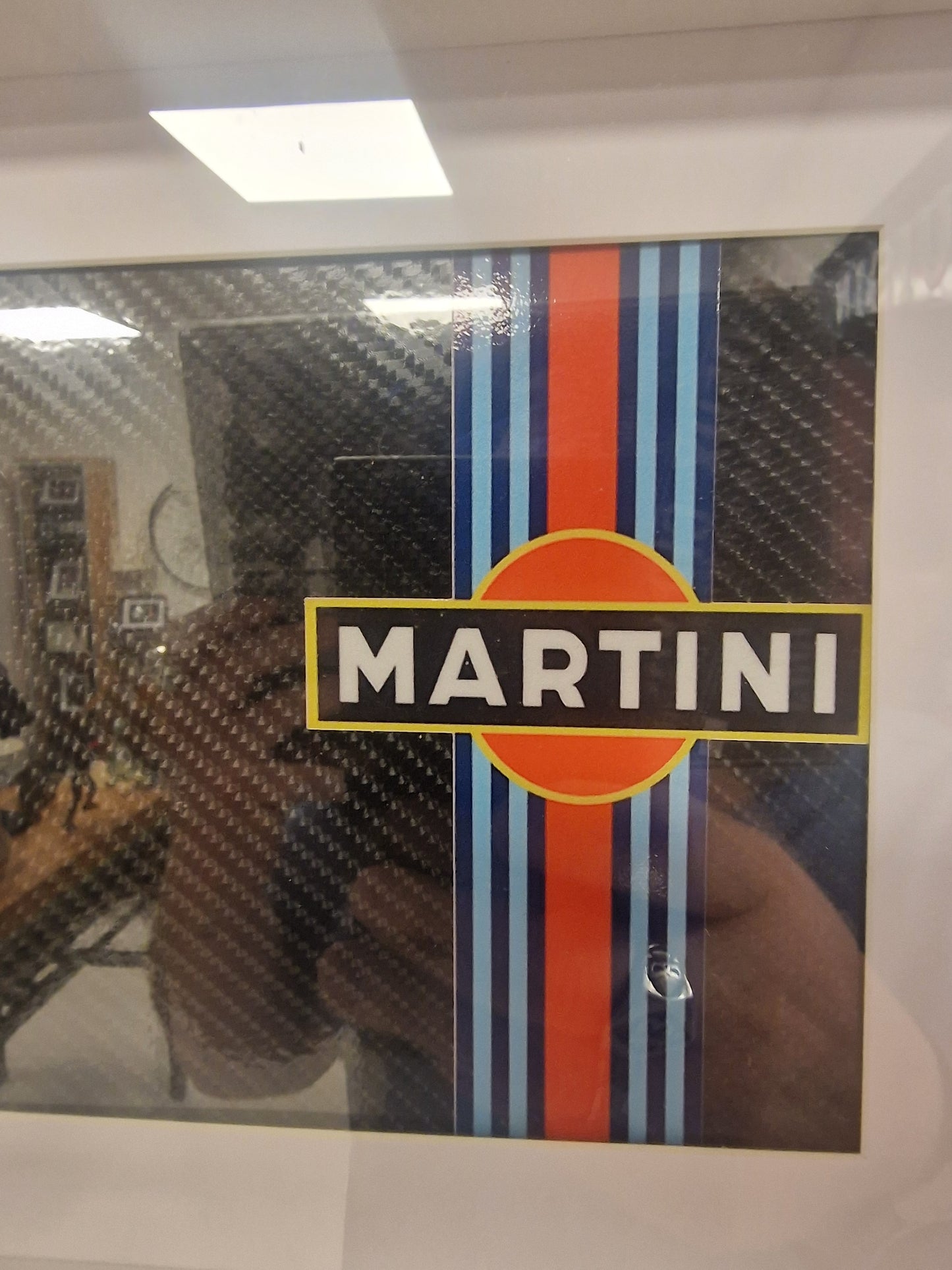 Cadre A4 – Clé Porsche Supercar Design Martini – Édition Limitée (10 exemplaires)
