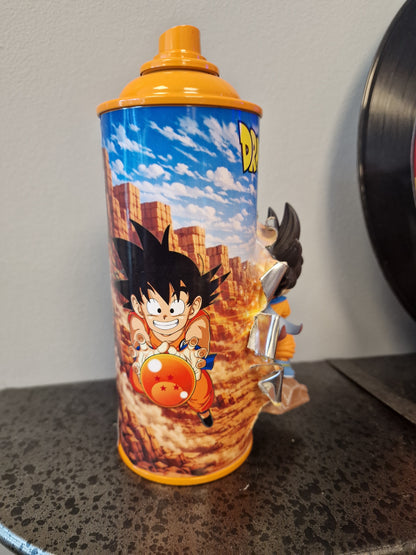 Bombe de peinture custom dragon ball z – Figurine little sangoku 2 pop culture artisanale