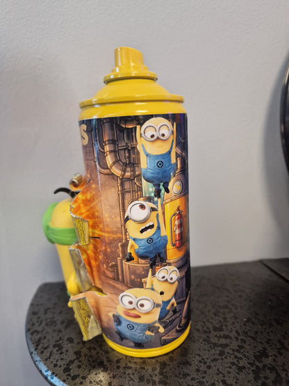 Bombe de peinture custom minions– Figurine des minions nue pop culture artisanale