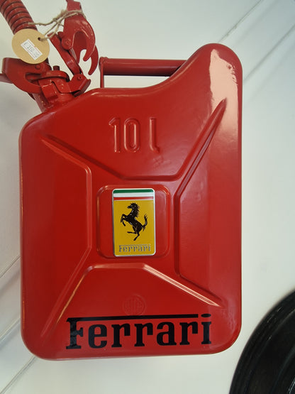 Lampe Jerrycan Ferrari – Luminaire Design RGB Fait Main