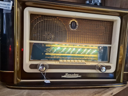 Radio Sonolor Vintage Convertie en Enceinte Bluetooth – Haut-parleur JVC – Pièce Unique Rétro Années 50/60